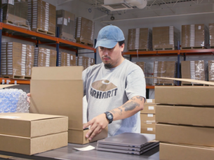 An Epic Chromebook is repaired and packaged