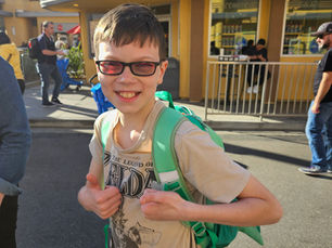 Devin Fogle on a family vacation