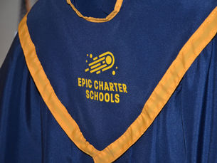 A cap and gown for graduation 