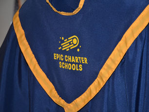 A cap and gown for graduation 